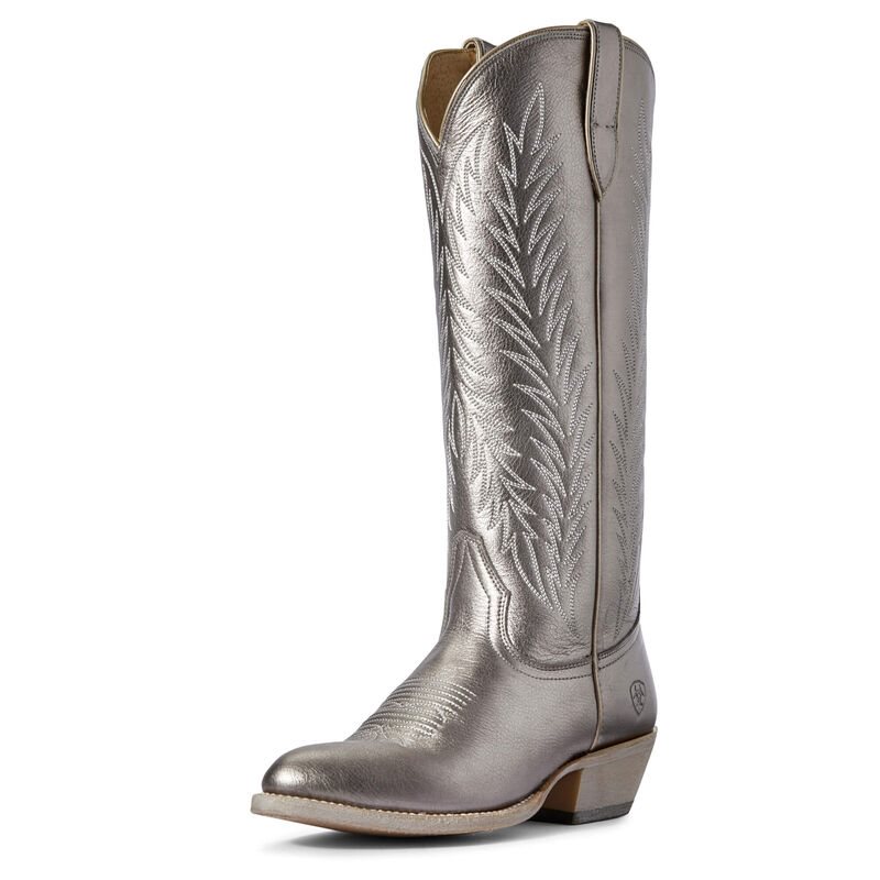 Ariat Western: Legacy Two Step Botas Western Mujer - Plateadas Metal (FWNGO0491)